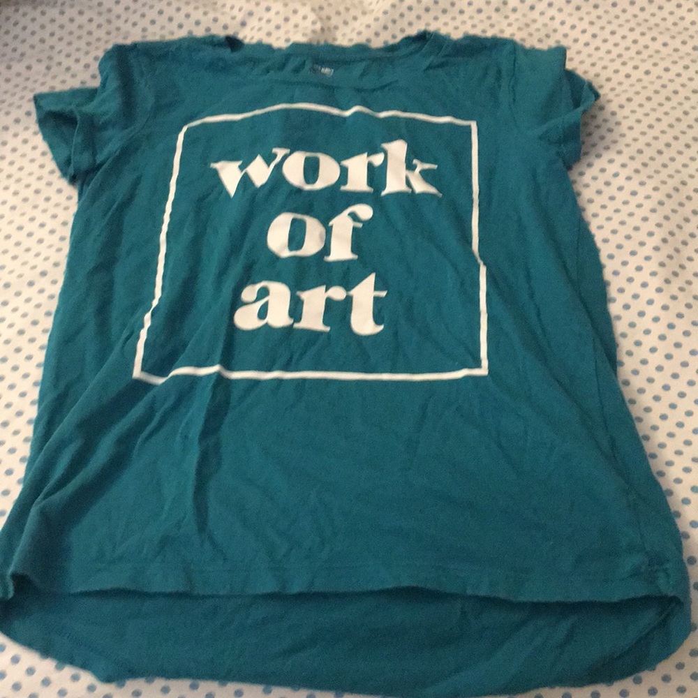 Work of art tee, from old navy